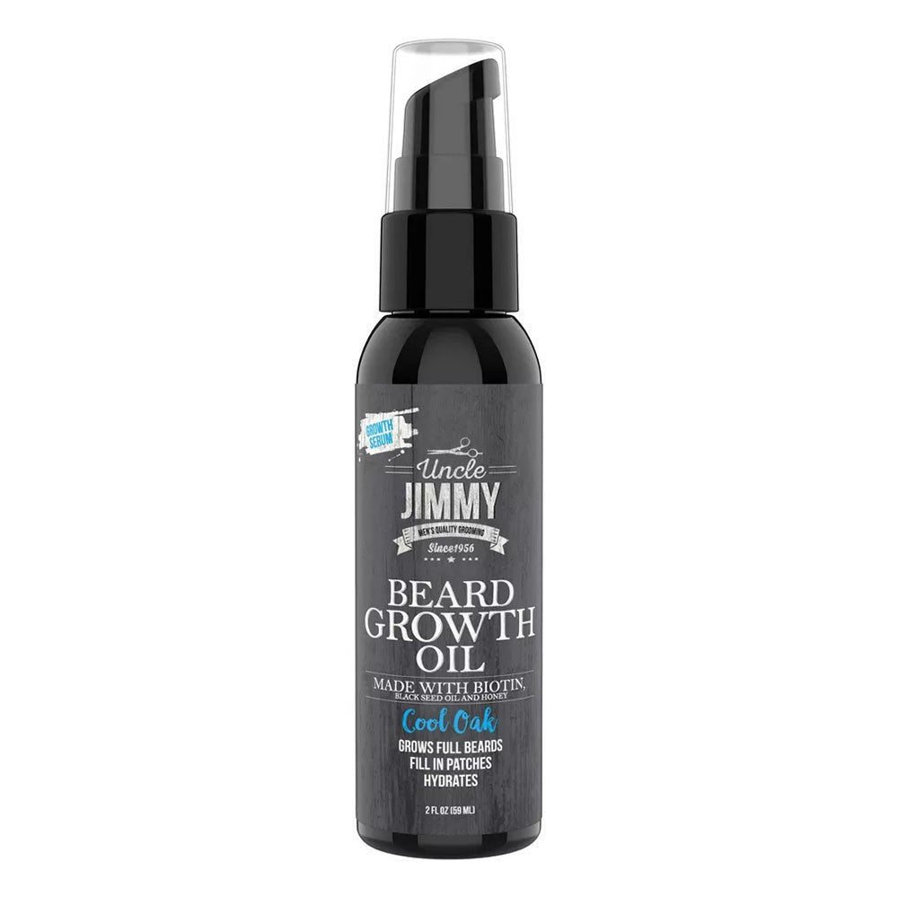 Uncle Jimmy Beard Growth Oil, Cool Oak, 2 Oz